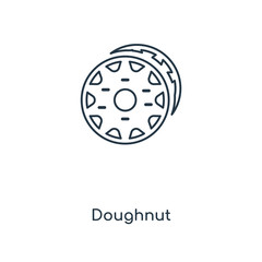 doughnut icon vector