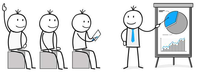 Präsentation / Business / Weiterbildung / Wissen / Webinar