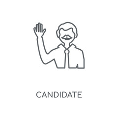 Fototapeta na wymiar candidate icon