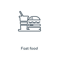 fast food icon vector