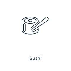 sushi icon vector