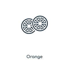 orange icon vector