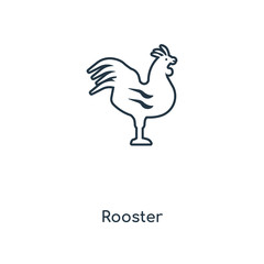 rooster icon vector