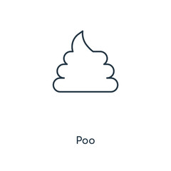 poo icon vector