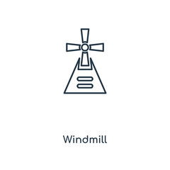 windmill icon vector