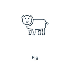 pig icon vector