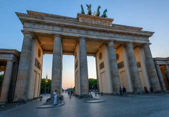 Obraz premium Berlino, porta di Bradeburgo