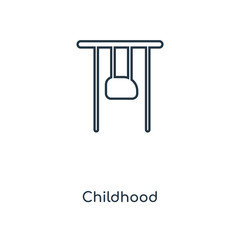 childhood icon vector