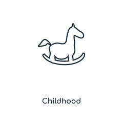 childhood icon vector
