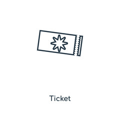 ticket icon vector