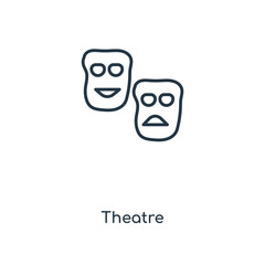 theatre icon vector