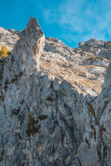 Beautiful alpine view at Eisriesenwelten-Werfen-Salzburg-Austria