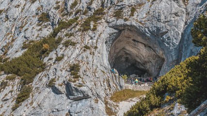 Beautiful alpine view at Eisriesenwelten-Werfen-Salzburg-Austria