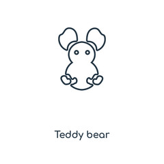 Obraz na płótnie Canvas teddy bear icon vector