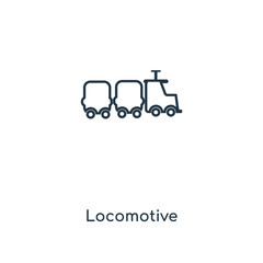 locomotive icon vector