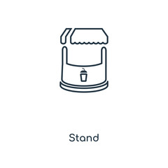 stand icon vector