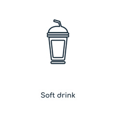 soft drink icon vector