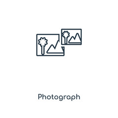 photograph icon vector