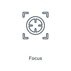 focus icon vector
