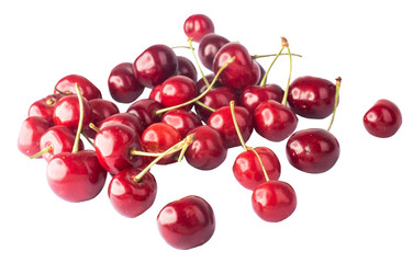 cherry, a lot of cherries, red