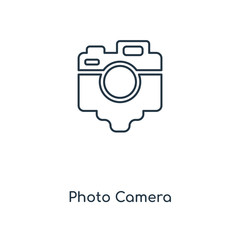 photo camera icon vector