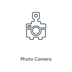 photo camera icon vector