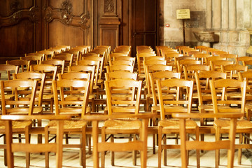 Stühle Kirche Hörsaal
