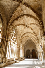 Fototapeta premium Katedra św. Marii z La Seu Vella w Lleida, Katalonia, Hiszpania