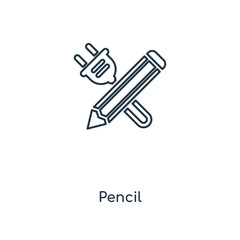 pencil icon vector