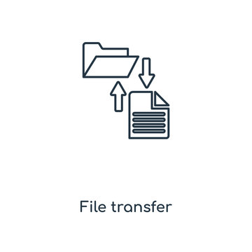 file transfer icon vector