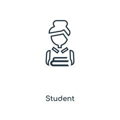 student icon vector