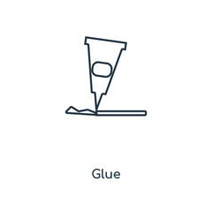 glue icon vector