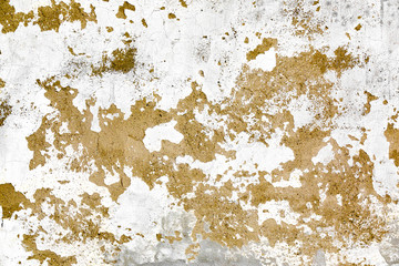 
Old white color on cement texture and background