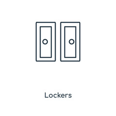 lockers icon vector