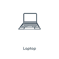 laptop icon vector