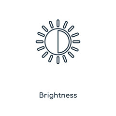brightness icon vector