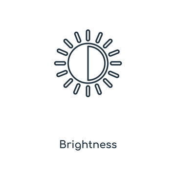 brightness icon vector