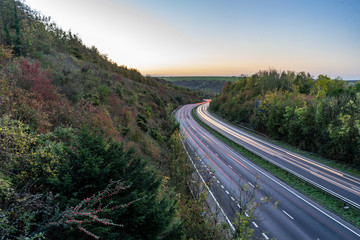 The bypass at dawn