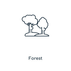 forest icon vector