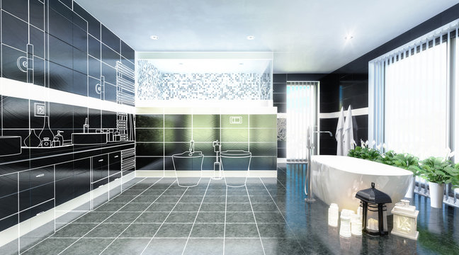 Luxury Bathroom (illustration)
