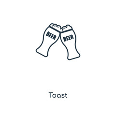toast icon vector