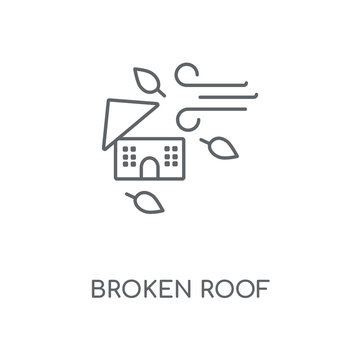 Broken Roof Icon