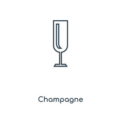 champagne icon vector