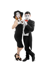 Man and woman in love