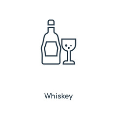 whiskey icon vector