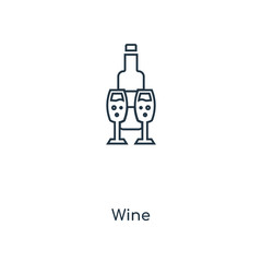 wine icon vector