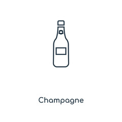 champagne icon vector