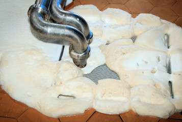 Foam in the filtration of beer
