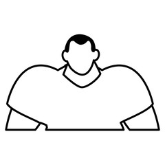 muscle man icon