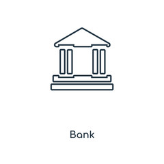 bank icon vector